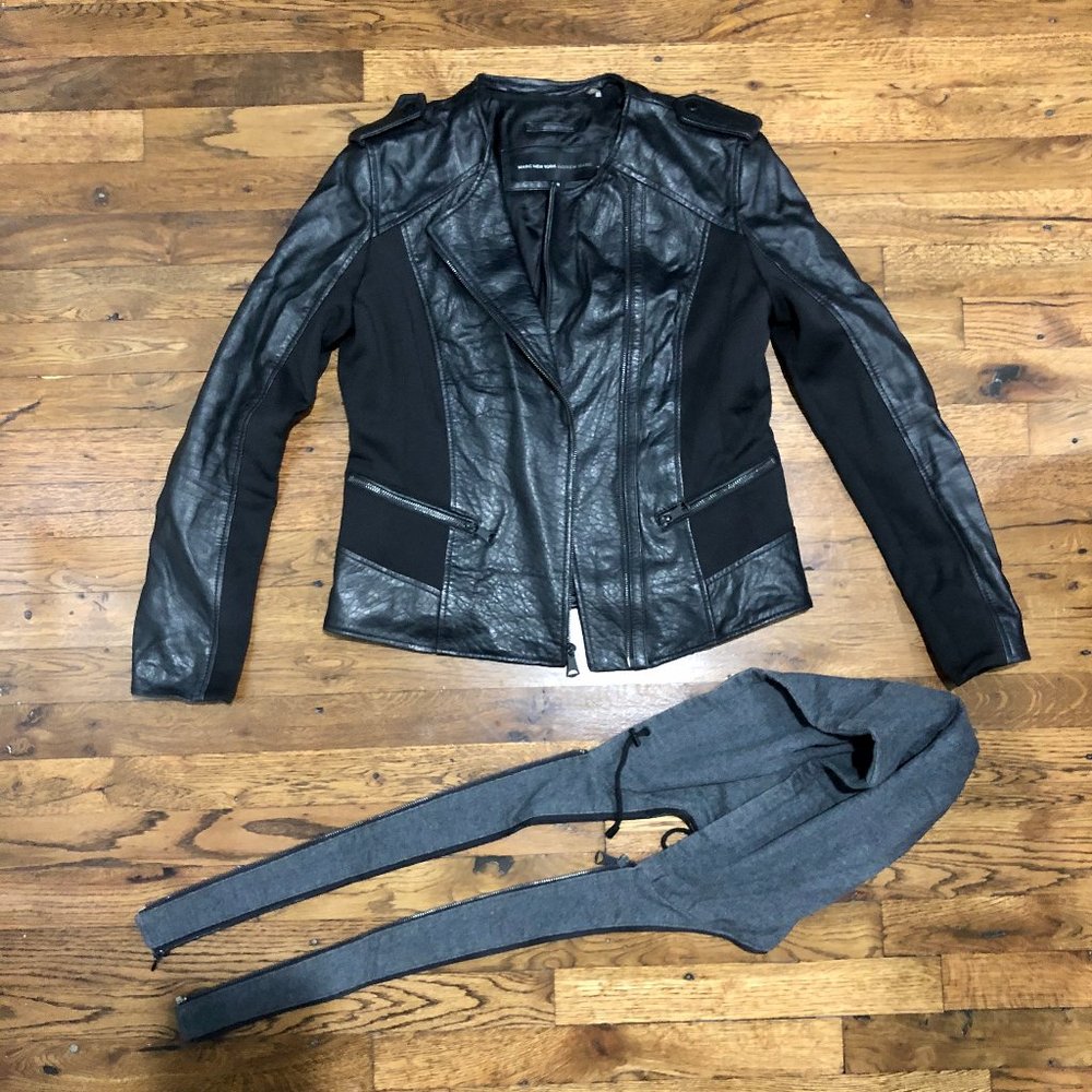 Andrew Marc Marc New York Black Leather Jacket